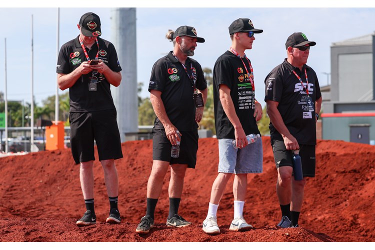 Track Walk for Penrite Racing GO24 Team Green Kawasaki (Photo Credit: I.D. Media)